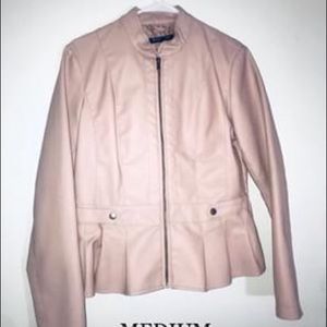 BACCINI Pink leather jacket